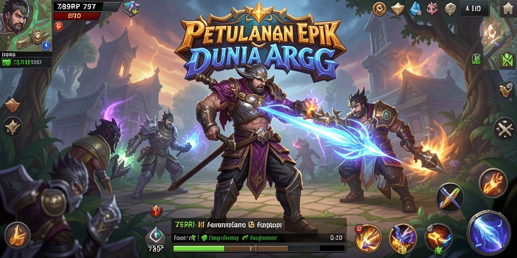 Tampilan gameplay menakjubkan dari 789RP dalam aksi pertempuran ARPG.