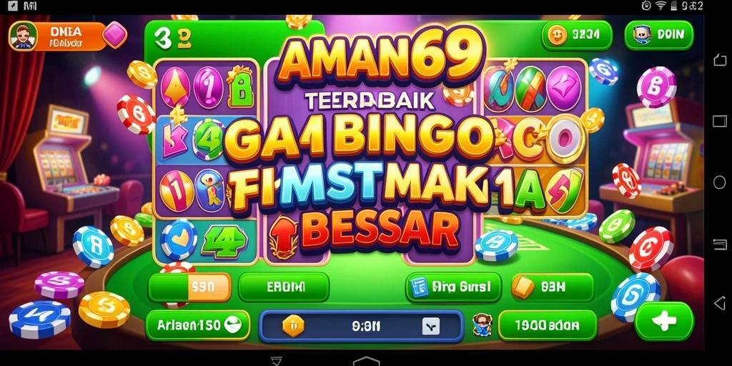 Tampilan gameplay Bingo yang menarik di AMAN69.