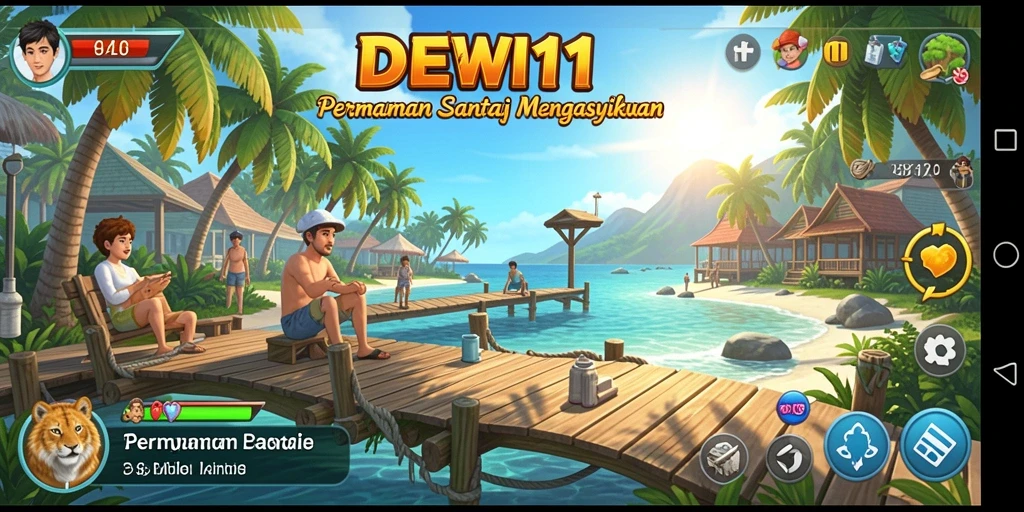 Tangkapan layar menampilkan gameplay DEWI11 yang menarik dan mengasyikkan.