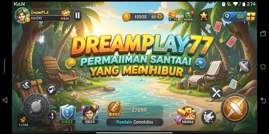 Tampilan menarik dari gameplay DREAMPLAY77 yang seru dan santai.