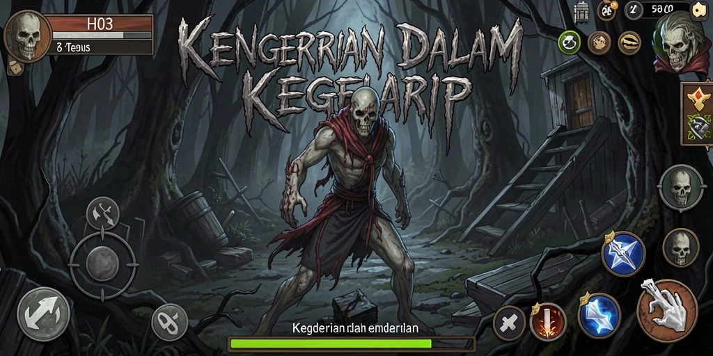 Gameplay menakutkan yang membuat jantung berdebar.