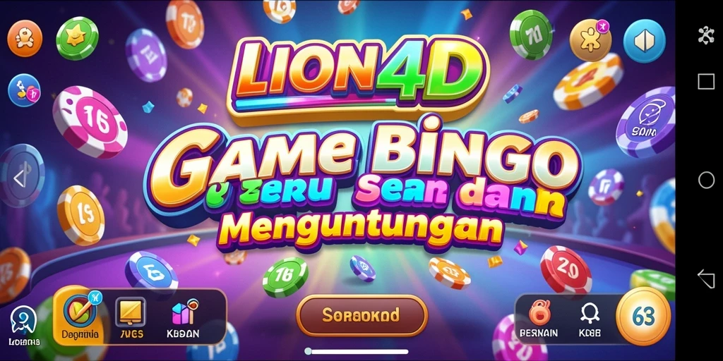 Tampilan gameplay Bingo yang seru dan menegangkan di LION4D.
