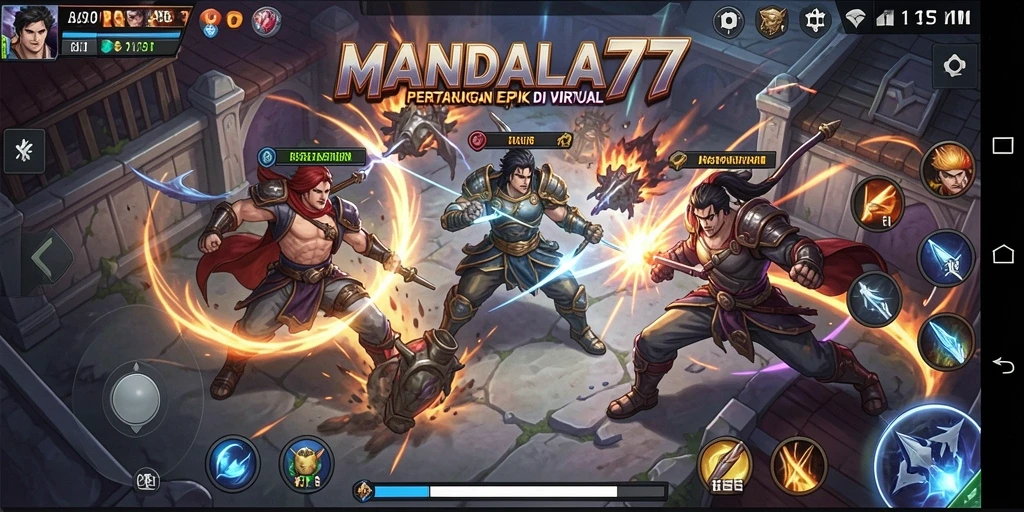 Gameplay MANDALA77 yang intens dan penuh aksi.
