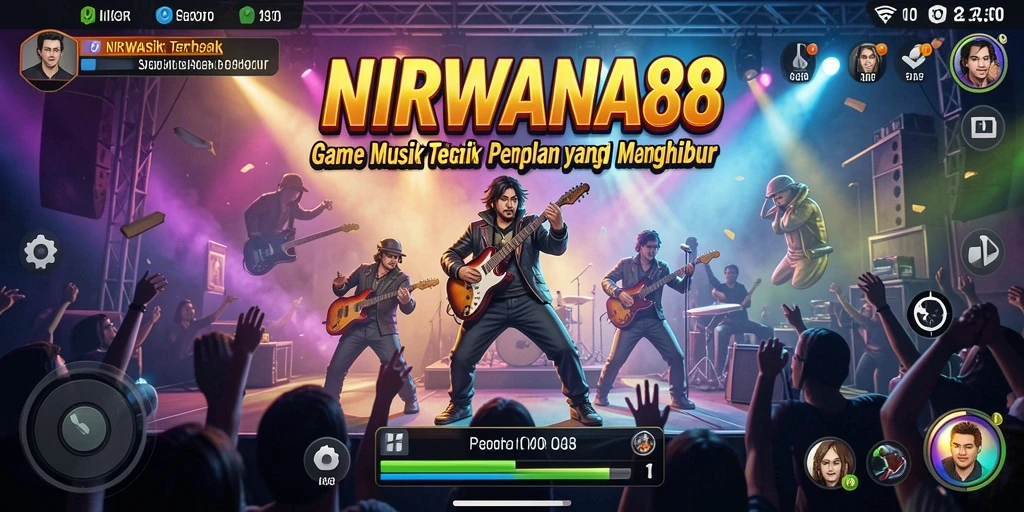 Screenshot NIRWANA88 menunjukkan gameplay menarik dengan berbagai pilihan lagu.