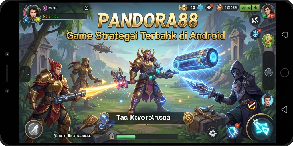 Screenshot gameplay PANDORA88 menampilkan aksi pertempuran strategis yang mendebarkan.