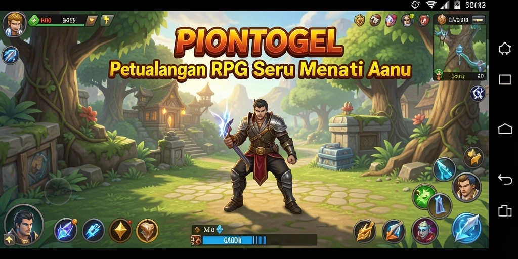 Screenshot menampilkan seru dan menantangnya gameplay RPG PIONTOGEL.