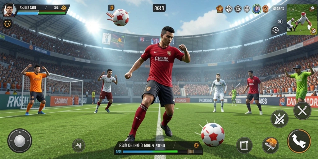 Tampilan gameplay RK88 yang menegangkan dan seru.