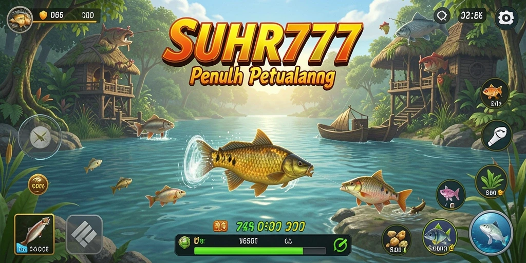 Tangkapan ikan seru dalam gameplay SUHU777 yang mendebarkan.