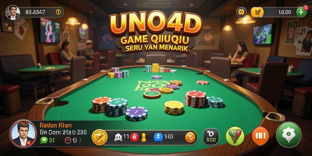Gameplay seru QiuQiu di UNO4D dengan kompetisi nyata.